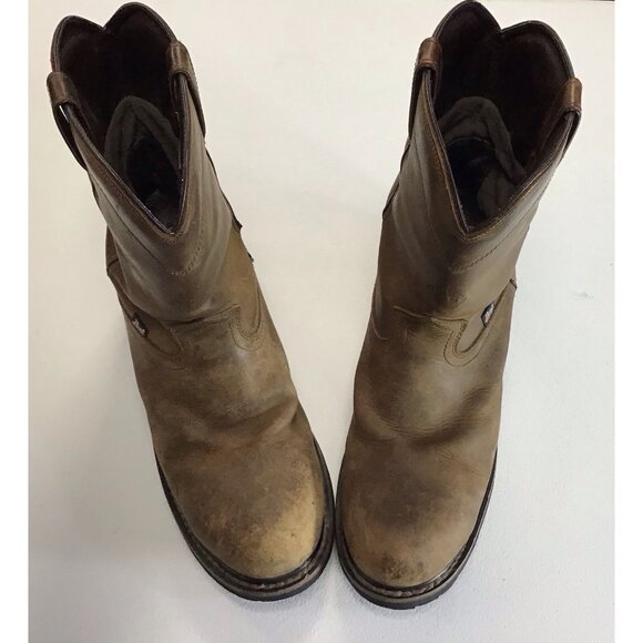Justin Boots Other - Justin WK4981 Men’s Steel Toe/Insulated Work Boots Aged Bark Leather Round Toe